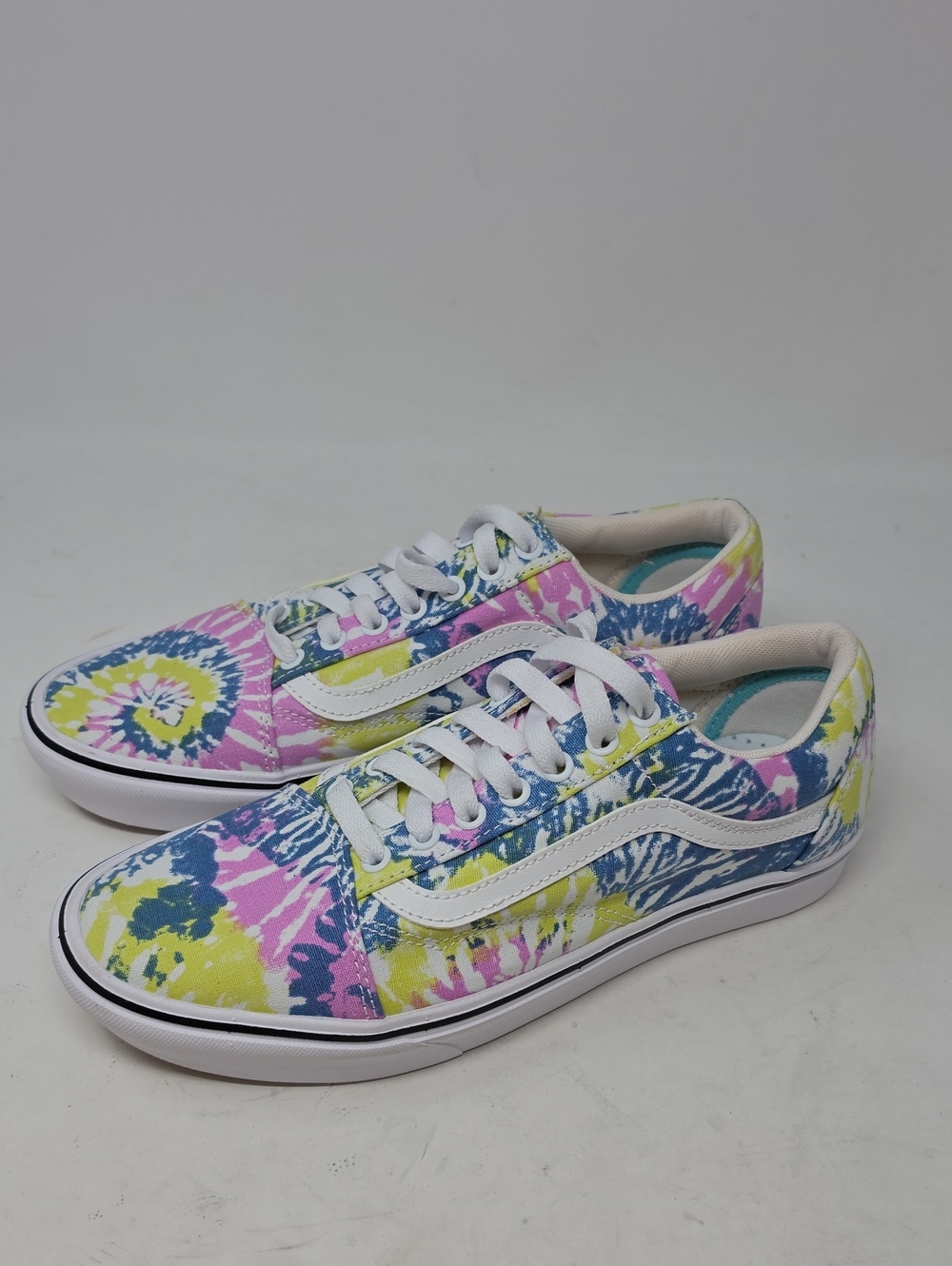 Vans Old Skool "TIE DYE" Skate Casual  Orchid True White Mens 9 Womens 10.5